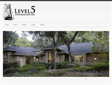 Tablet Screenshot of levelfiveconstruction.com